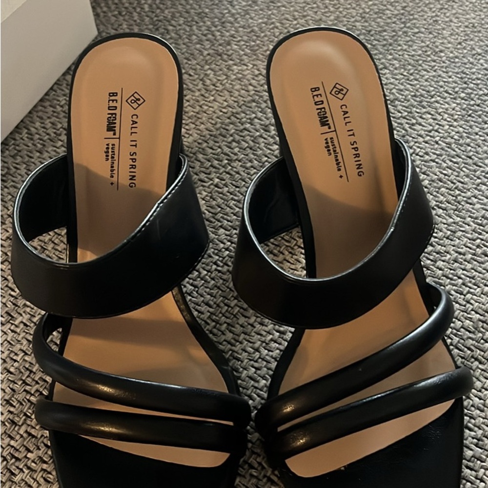 Call It Spring Black Women's Heels